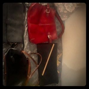 Assorted purses and HANDBAGS